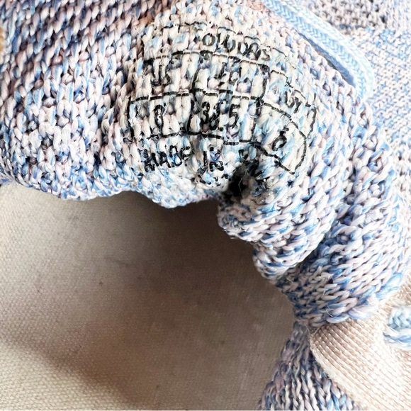 Soludos Knit Ashore Sneakers Size 8/38.5 Lace Up Low Tops Shoes Blue Purple Knit - Picture 11 of 11